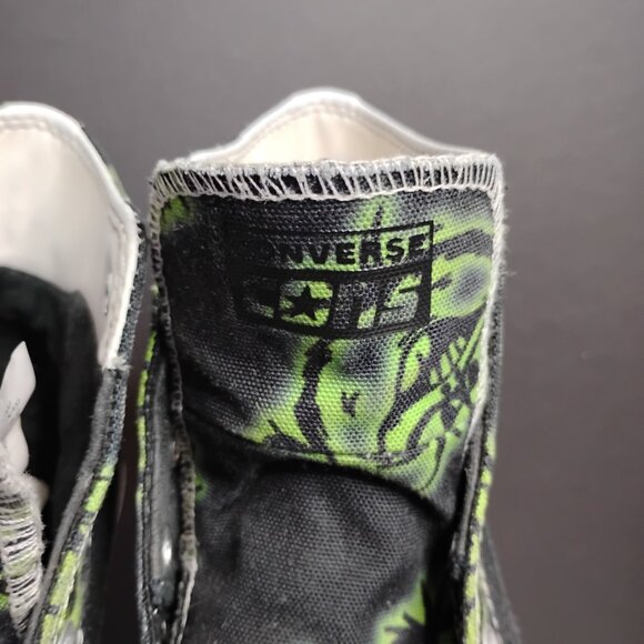 Converse Chuck Taylor All Star Pro 2000s Black & Green High Top Mens Size 5 - Picture 5 of 16